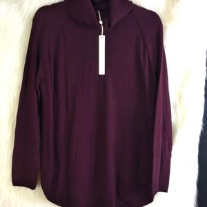 Caslon Purple Turtle Neck Long Sleeve Sweater Size XS